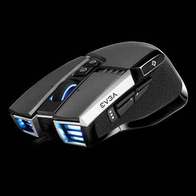 EVGA X17 Wired RGB Pro Gaming Mouse 16,000 DPI 10 Buttons Programmable Grey - Image 1 of 4
