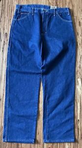 Dickies Work Blue Jeans 36x33 UL Relaxed Fit Occupational Work Wear