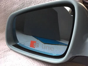 3 x AUDI S Line wing mirror frosted car stickers/decals - Picture 1 of 2