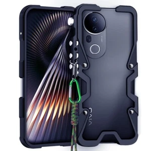 Armor Screw Metal Bumper CaseFor vivo T4 T3 V40 SE V30 Y400 Pro Lite Me T4 Ultra - Picture 1 of 33