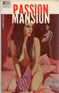 Passion Mansion by J.X. Williams Vintage Sleaze Lesbian GGA Pulp Paperback Fine - Picture 1 of 1
