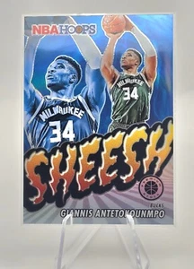2023-24 NBA Hoops Premium Stock Holo Foil Sheesh Giannis Antetokounmpo SSP - Picture 1 of 2
