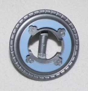 23031, Schild (für Buckel), rund, silber, bedruckt - Bild 1 von 2