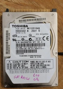 HARD DISK 100GB TOSHIBA MK1031GAS- PATA 2.5" IDE - Afbeelding 1 van 6