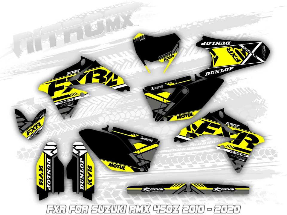 Gráficos Suzuki RMX 450Z 2010 2011 2012 2013 2014 2015 2016 2017 2018 2019 2020 Foto 1 de 1