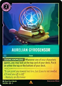 Girosensor Aureliano Lorcana COLD FOIL - Into the Inklands # 163 - Imagen 1 de 1