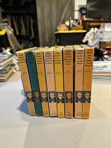 Lot of 8 TOM SWIFT Jr. Books Blue/Yellow Binding 2 3 4 6 9 11 12 17 - Picture 1 of 1