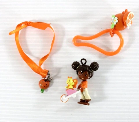 Strawberry Shortcake Orange Blossom Wearable Figure Figurine Keychain Charm Toy Cover