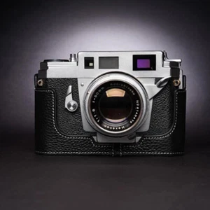 Funda protectora de cuero genuino con media cámara para Konica III IIIA (3A) IIIM (3M) - Imagen 1 de 19