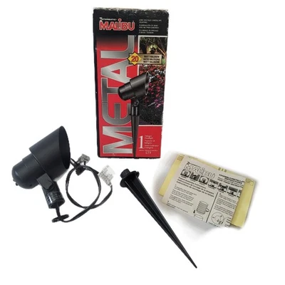 Intermatic Malibu Metal Outdoor Landscape Halogen Floodlight 20 Watt LT9 NEW - Image 1 of 3