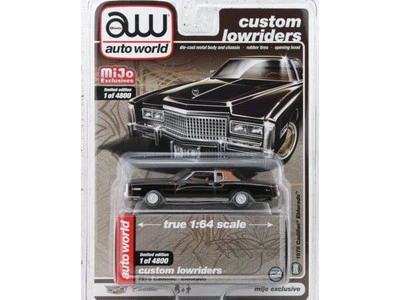 CADILLAC Eldorado - 1975 - black - Auto World 1:64 - Immagine 1 di 4