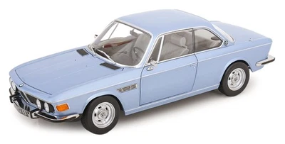 KK Scale 1:12 BMW 3.0 CSI E9 LIGHT BLUE METALLIC WITH ALUMINIUM RIMS 1971  - Image 1 of 4