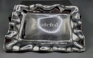 BEATRIZ BALL "GRATEFUL" TRAY 6 1/2" x 5 1/4"  Wedding Xmas Gift - Picture 1 of 3