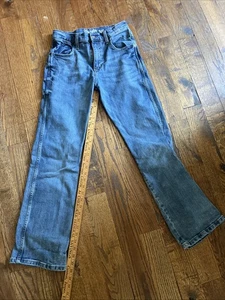 Wrangler Jeans Boys 16 Blue Retro Bootcut Medium Wash Cowboy Western Denim #2 - Picture 1 of 6