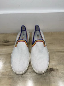 Rothy's The Slip On Women’s Size 8 Limited Edition Rainbow Sneakers Flats Pride - Picture 1 of 6