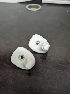 Sun Visor Retainer Clips Gray 08-20 Dodge Grand Caravan Chrysler Town & Country - Image 1 of 3