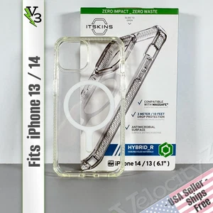 Itskins Case for iPhone 13/14 - Hybrid Clear Glow | Slim & Flexible -Fitted Case - Picture 1 of 18