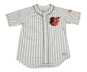 Baltimore Orioles große weiße Streifen MLB Dynasty Serie Trikot neu ohne Etikett - Bild 1 von 8