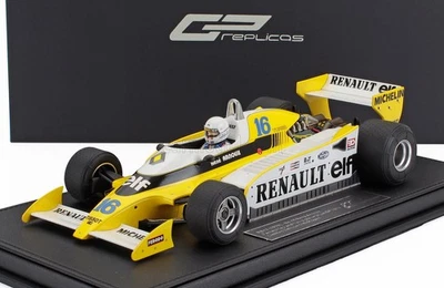 MODELLINO AUTO STATICO GP REPLICAS RENAULT F1 RS10 ARNOUX FRANCIA 1979 1/18 - Immagine 1 di 4