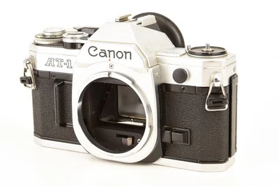 Cuerpo de cámara fotográfica Canon AT-1 35 mm SLR como está para piezas o reparación V25 Foto 1 de 4