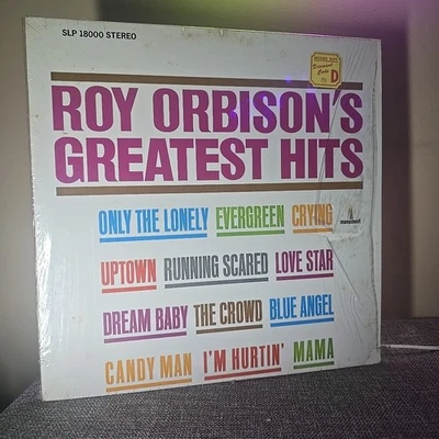 Vintage Roy Orbison's Greatest Hits Vinyl LP Monument MLP 8000 Rock Album 1960s - Image 1 of 4