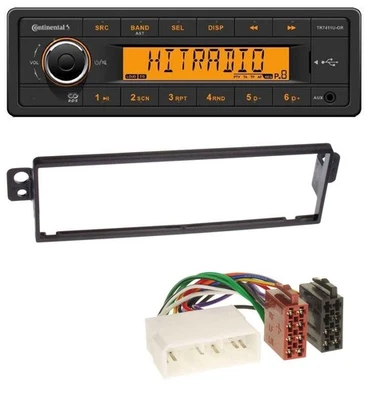 Continental 1DIN USB AUX MP3 Autoradio für Chevrolet Kalos KLAS 2004-2007 - Bild 1 von 4