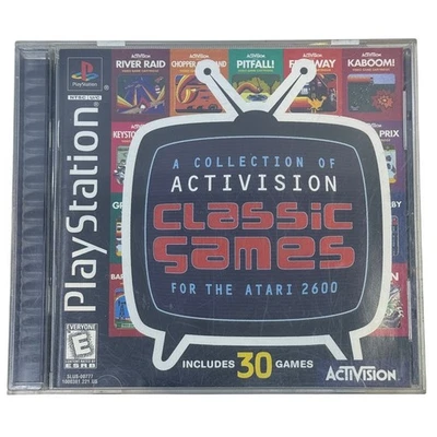 Activision Classic Games for Atari 2600 Collection PlayStation PS1 Complete CIB - Image 1 of 4