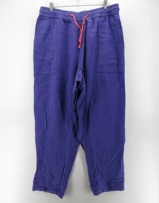 Pantalones Outlier Hombres XXL Púrpura Ramiefall 107 Pierna Ancha Cordón Verano Ropa Resort Foto 1 de 4
