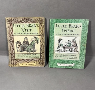 Lot of 2 Vintage I Can Read Books HC 1st Editions Little Bear Maurice Sendak - Image 1 of 4