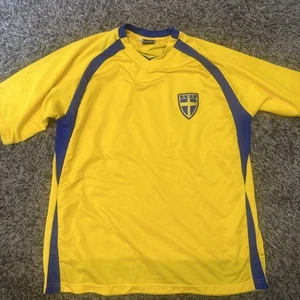 Sweden Sverige Football Soccer Jersey Shirt Kit Size Large - Picture 1 of 5