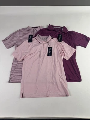 Лот 3 комплект Walter Hagen мужской гольф поло различных цветов влаги впитывания S новый с Ярлыками - Изображение 1 из 4