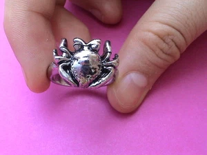 GRÖSSE 7,5 TEENAGER SPINNENRING - SEHR EINZIGARTIG! NEU! KOMBINIEREN S/H GEBÜHR! - Bild 1 von 1