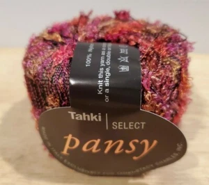 2 Balls of Tahki Select Pansy Yarn PINKS & BROWNS Color #04 - Picture 1 of 4