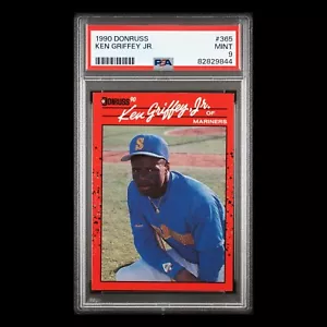 KEN GRIFFEY JR - 1990 DONRUSS #365 PSA 9 MINT SEATTLE MARINERS - Picture 1 of 3