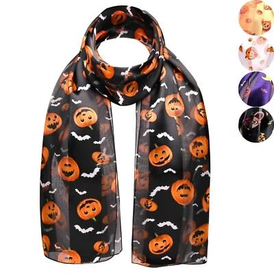 BASIC SENSE Halloween Satin Scarf for Party costumes Accessories for Men Women Girl Boys
