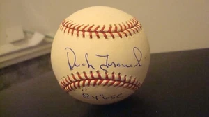 Dick Tracewski AUTOGRAFIADO OFICIAL DE LAS GRANDES LIGAS DE BÉISBOL 1984 WSC DETROIT JSA - Imagen 1 de 3