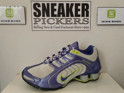 Nike Feminino Shox Navina Retrô - Tamanho: 6.5 - 356918 105 - Branco / Azul - Volt - Imagem 1 de 4