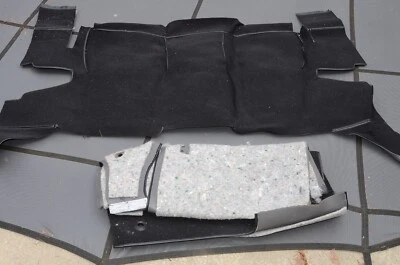 Alfombra de esmoquin negra buick Super 4 puertas techo rígido trasera NOS 1957 1958 de colección Foto 1 de 4