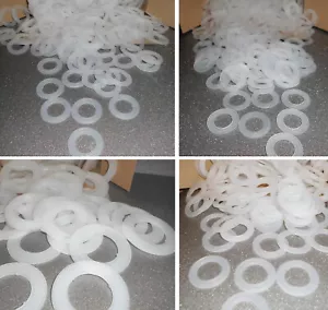 Kunststoff PVC Unterlegscheibe für Rundösen Plane LKW PKW Anhänger Garten - Bild 1 von 10