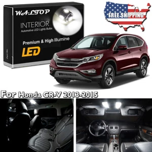 Kit de paquete de luces interiores LED blancas de 11 piezas para Honda CR-V 2013-2014 2015 #US - Imagen 1 de 9