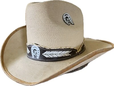 1970’s Ganadero Straw Cowboy Hat Size 7 1/8 - Image 1 of 4