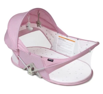 BEBEROAD Plegable Portátil LUNA NUEVA CAMA DE BEBÉ Cuna Cuna Viaje CUNA Rosa NUEVO Foto 1 de 4