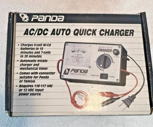 Vintage Panda AC/DC Auto Quick Charger Thunder Tiger Model No 2646 Excellent - Picture 1 of 14