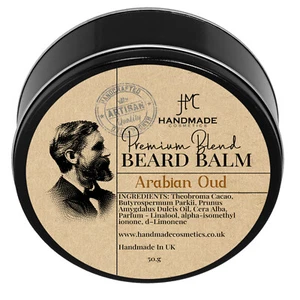 Beard Balm Sandalwood Natural Beard Taming Styling Mens Grooming Beard Care 50ml - Picture 1 of 29