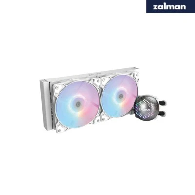 ZALMAN Alpha 28 (WHITE)  140mm Fan  CPU Liquid Cooler with heat sink Fan 140 mm - Image 1 of 3