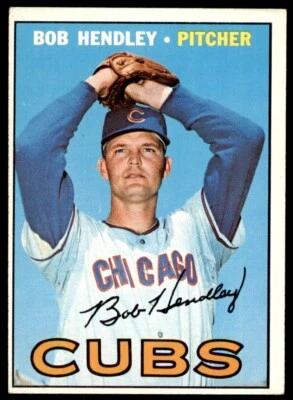 1967 TOPPS BOB HENDLEY CHICAGO CUBS #256 - Image 1 of 2
