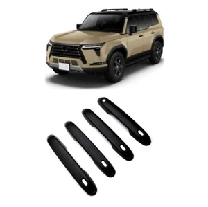 For Accessories Lexus GX 550 Door Handle Cover Trim Protector Panel Gloss Black - Picture 1 of 4