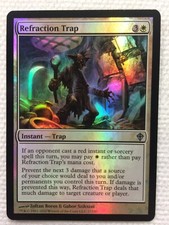MTG 1x FOIL Refraction Trap Worldwake Modern Magic the Gathering Card x1 NM