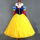 Adult Snow White Disney Princess Fancy Dress Cosplay Costume Outfits Dresses♡