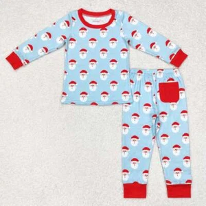 Infant Baby Boys Sleeper Clothing Moo-ey Christmas Cow Pajama Set - Picture 1 of 7